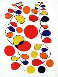 Les ateliers de graphisme en G.S : les boucles à la manière d’Alexander Calder